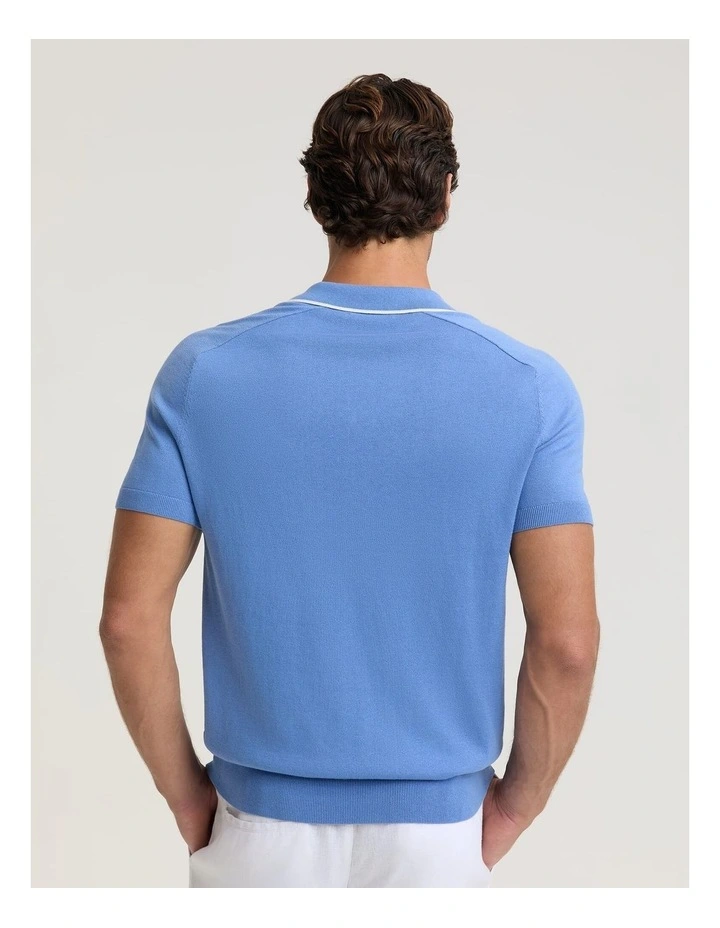 Brookes Tipped Knit Polo image 2