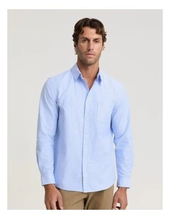 Oxford Long Sleeve Stripe Shirt