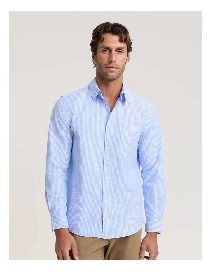 Oxford Long Sleeve Stripe Shirt image 1