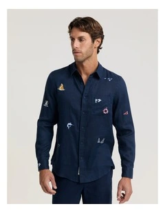 Halyard Long Sleeve Linen Shirt