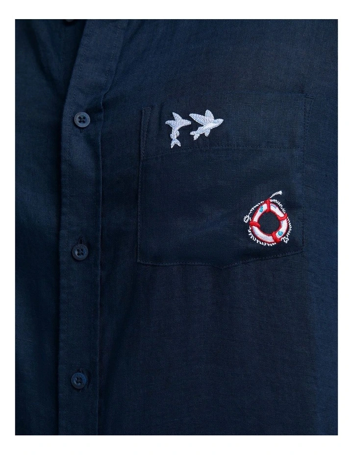 Halyard Long Sleeve Linen Shirt image 6