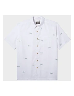 Full House Short Sleeves Shirt White
