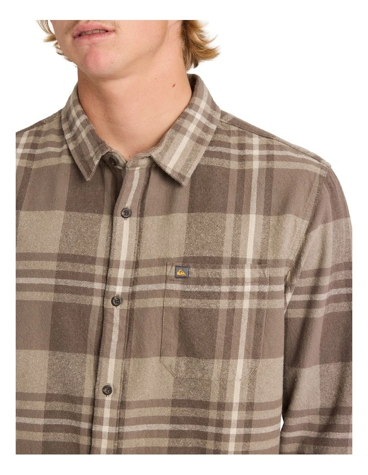 Scribe Plaid Long Sleeve Shirt in Brown image 4