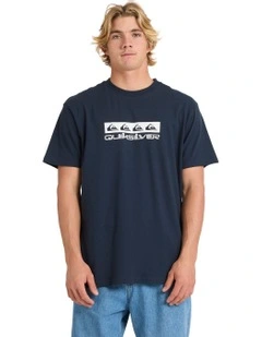 Omni Box T-shirt in Dark Navy
