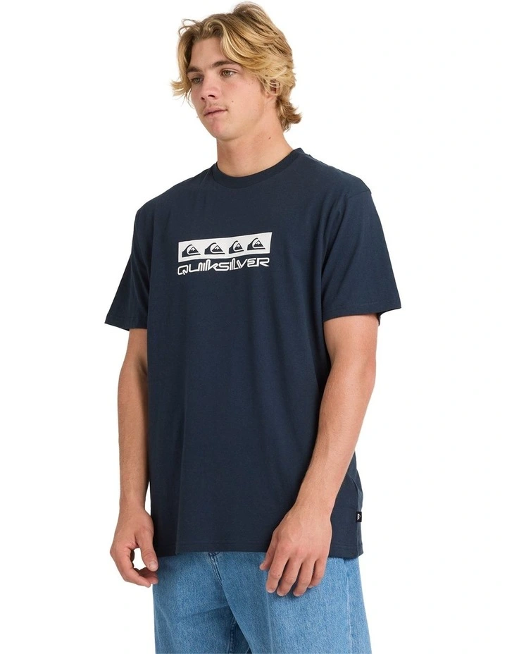 Omni Box T-shirt in Dark Navy image 3