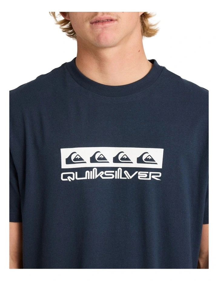 Omni Box T-shirt in Dark Navy image 4