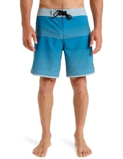 Surfsilk Scallop Board Shorts 18 Inch in Blue