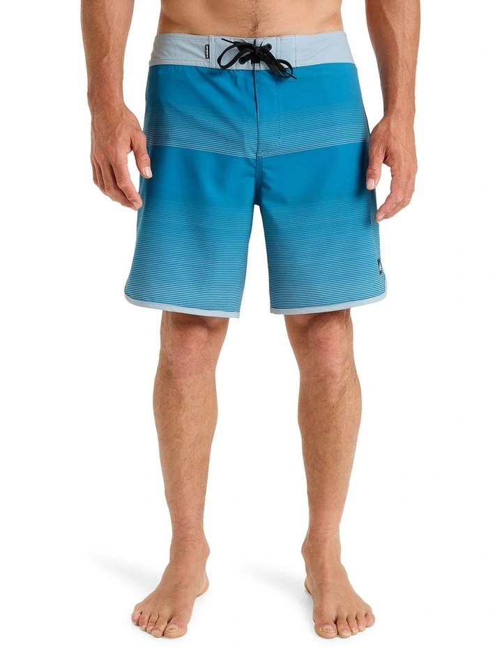 Surfsilk Scallop Board Shorts 18 Inch in Blue image 1