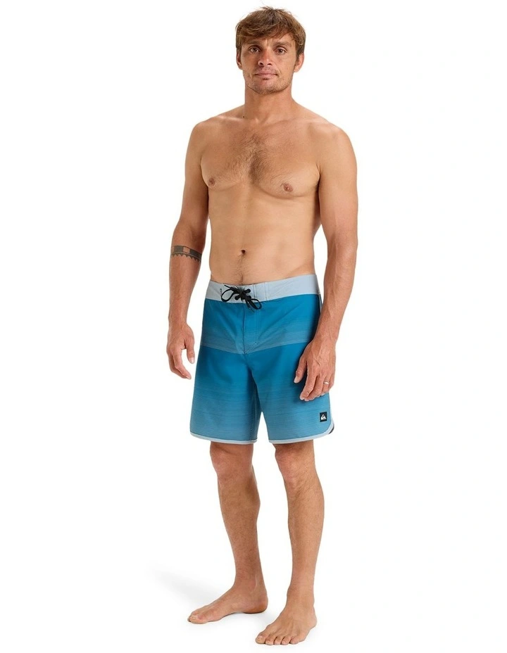 Surfsilk Scallop Board Shorts 18 Inch in Blue image 4