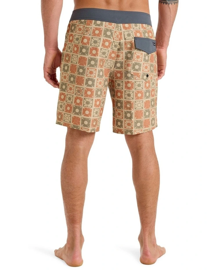 Surfsilk Straight Leg Board Shorts 18 Inch in Brown image 2