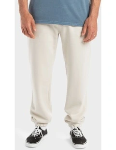 Salt Water Elastic Waist Joggers in Beige