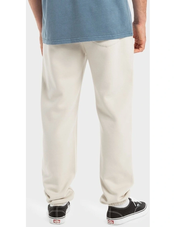 Salt Water Elastic Waist Joggers in Beige image 2