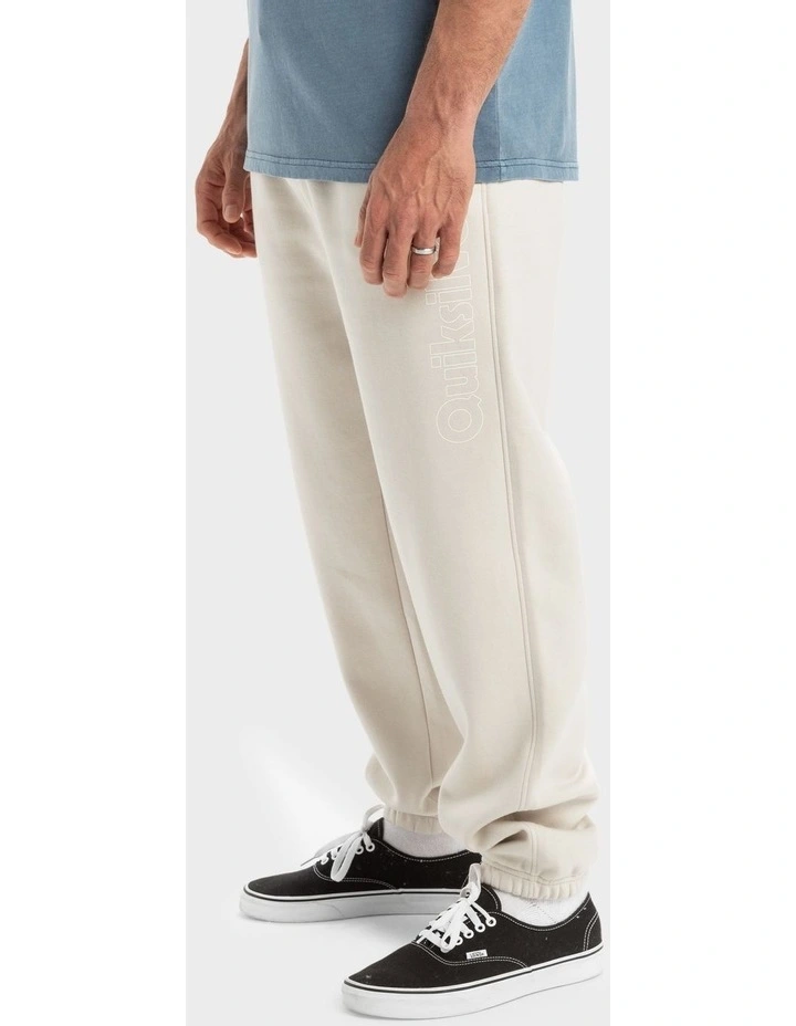 Salt Water Elastic Waist Joggers in Beige image 3
