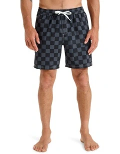 Original Straight Leg 17 Inch Boardshorts in Black