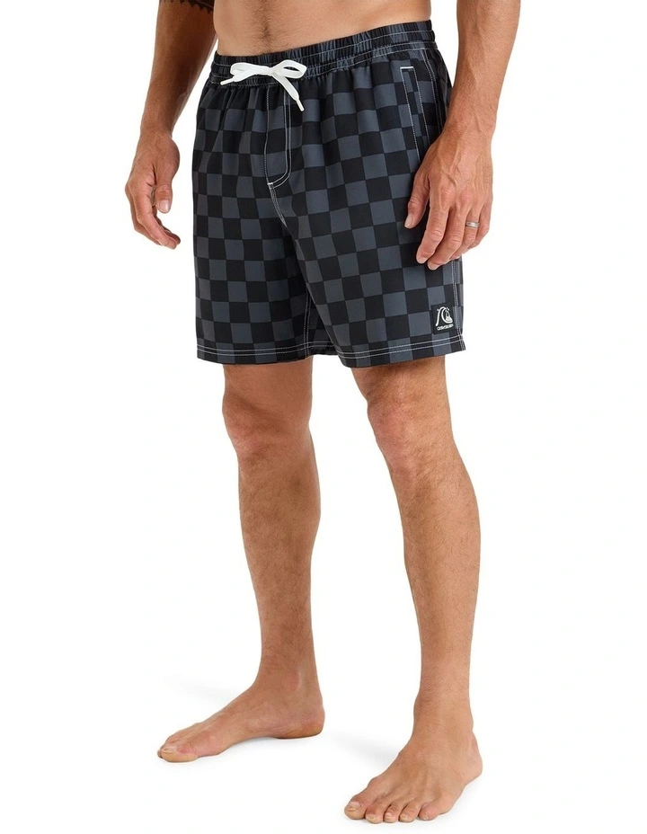 Original Straight Leg 17 Inch Boardshorts in Black image 3