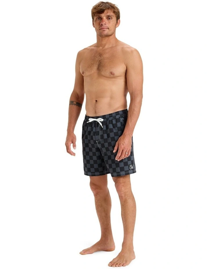 Original Straight Leg 17 Inch Boardshorts in Black image 4