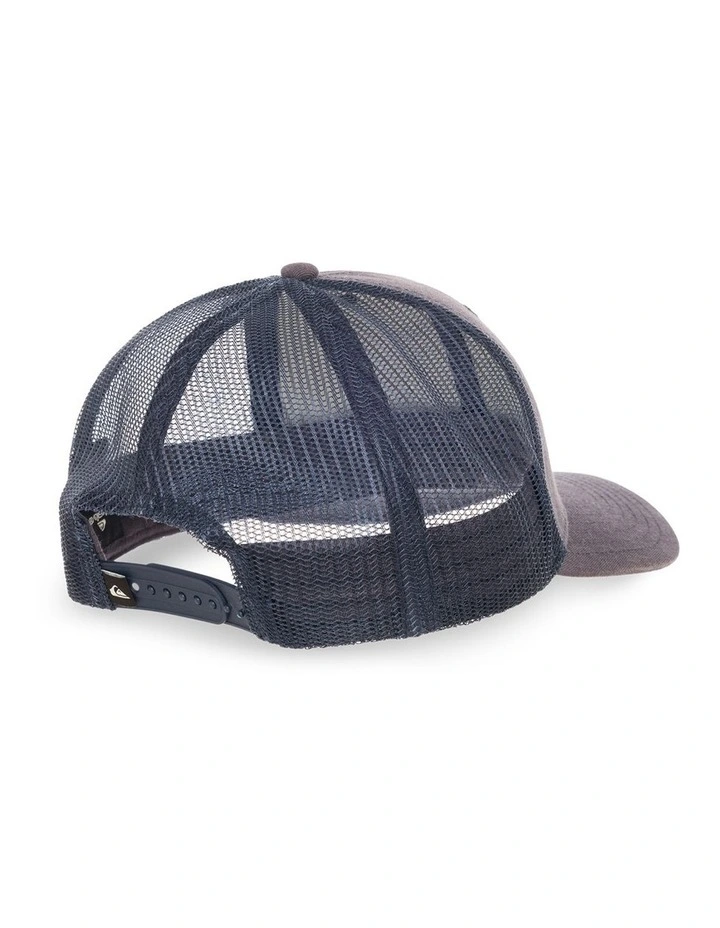 Down The Hatch Trucker Cap in Black image 3