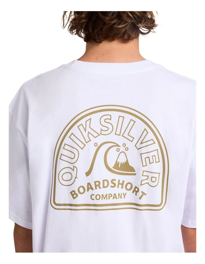 Swell Lines T-Shirt in White image 4