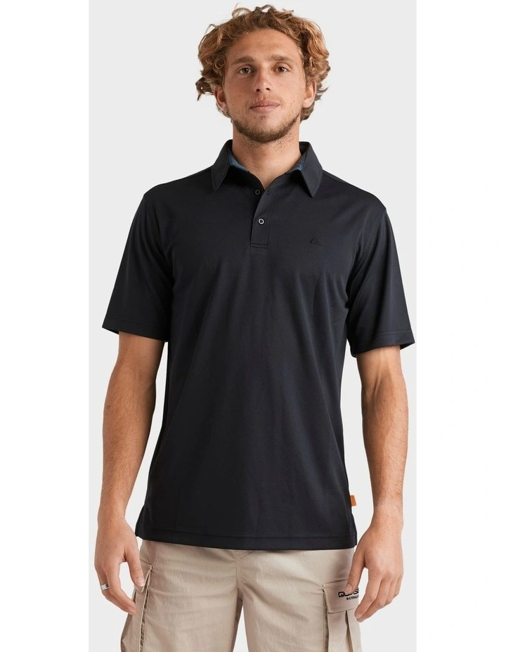 Pacific Polo Shirt in Black image 1