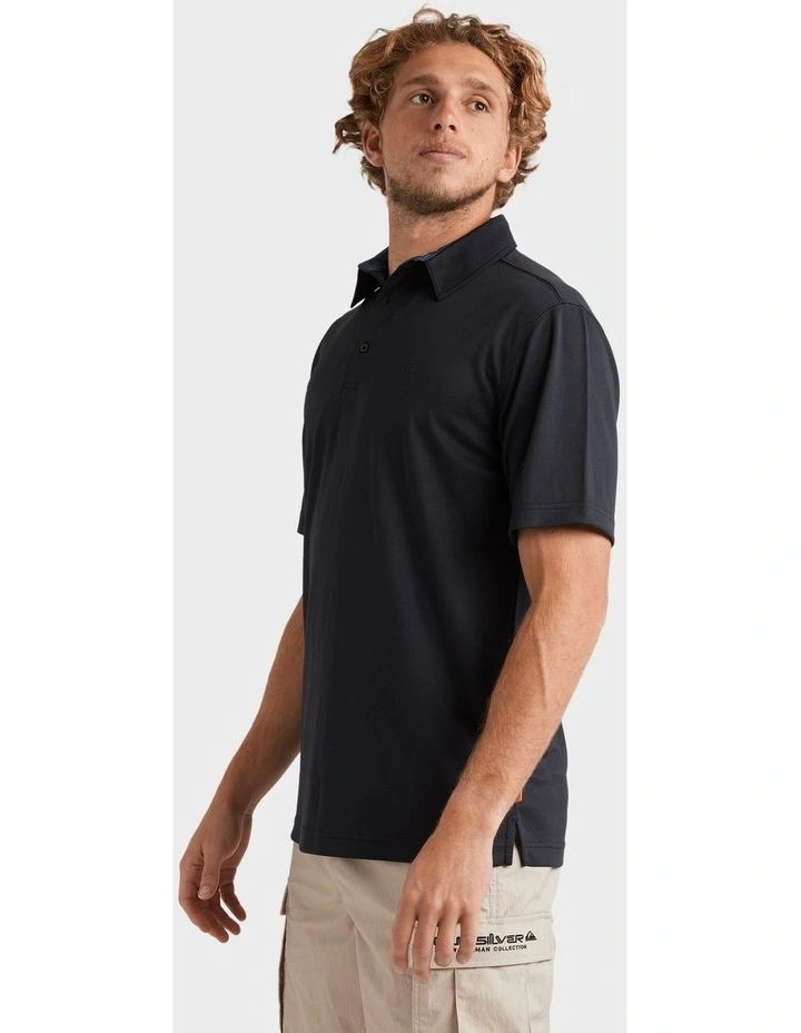 Pacific Polo Shirt in Black image 3