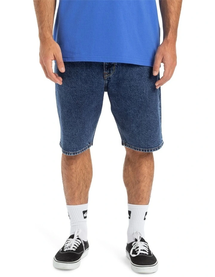 Aqua Cult Denim Shorts in Aged image 1