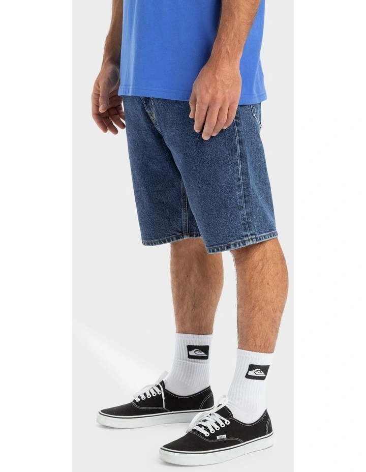 Aqua Cult Denim Shorts in Aged image 3