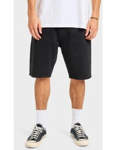 Aqua Cult Denim Shorts in Black
