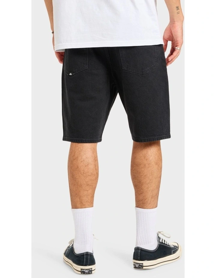 Aqua Cult Denim Shorts in Black image 2