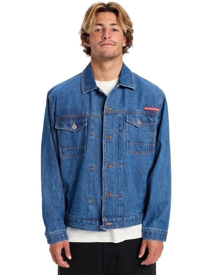 All Ride Denim Jacket In Medium Blue image 1
