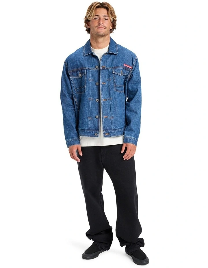 All Ride Denim Jacket In Medium Blue image 4