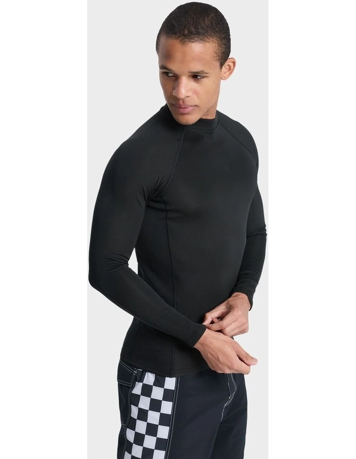 Everyday Long Sleeve Heat Rashguard in Black image 3
