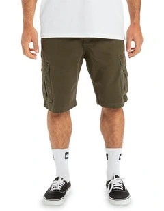 Crucial Battle Cargo Shorts In Grape Leaf