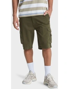 Crucial Battle Cargo Shorts In Grape Leaf