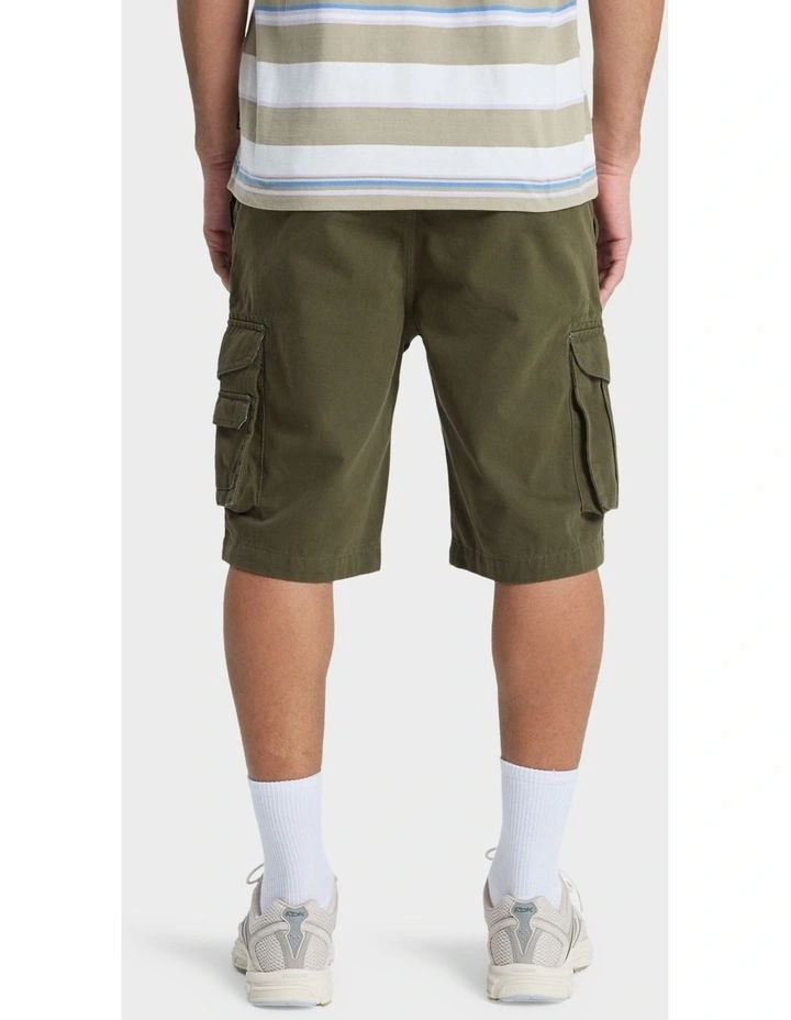 Crucial Battle Cargo Shorts In Grape Leaf image 2