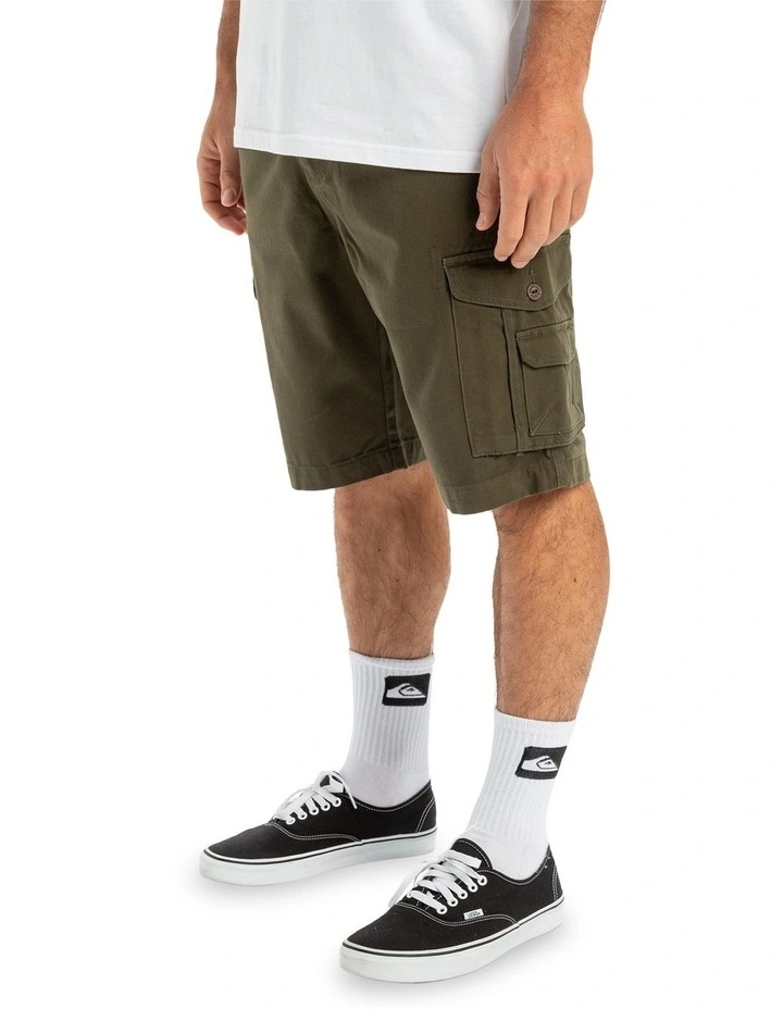 Crucial Battle Cargo Shorts In Grape Leaf image 3