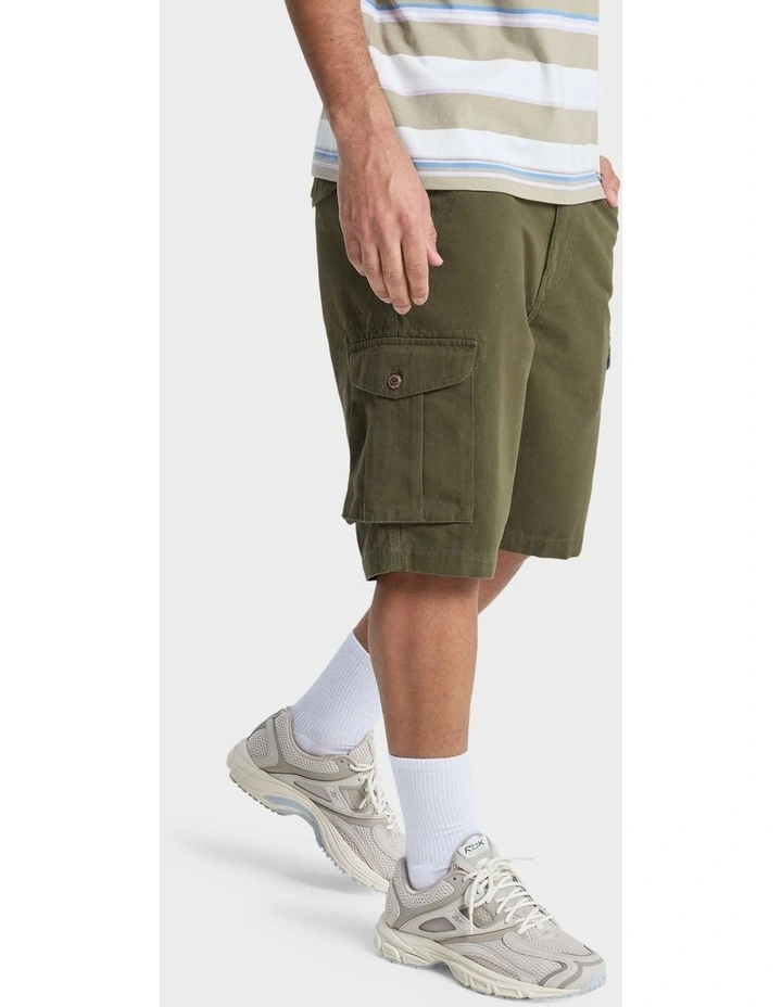 Crucial Battle Cargo Shorts In Grape Leaf image 3