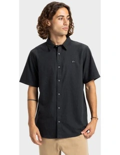 Premium Stretch Short Sleeve Shirt in Black