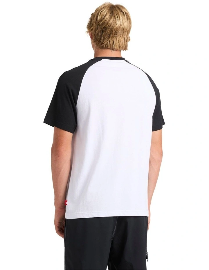 Impaired Raglan T-Shirt in White image 2