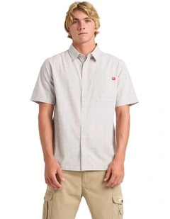 Testament Short Sleeve Shirt in Grey