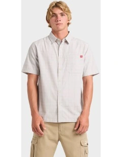 Testament Short Sleeve Shirt in Grey