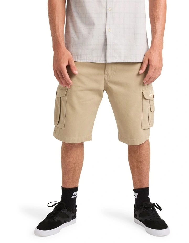 Critical Battle Cargo Shorts in Brown image 1