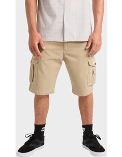 Critical Battle Cargo Shorts in Brown