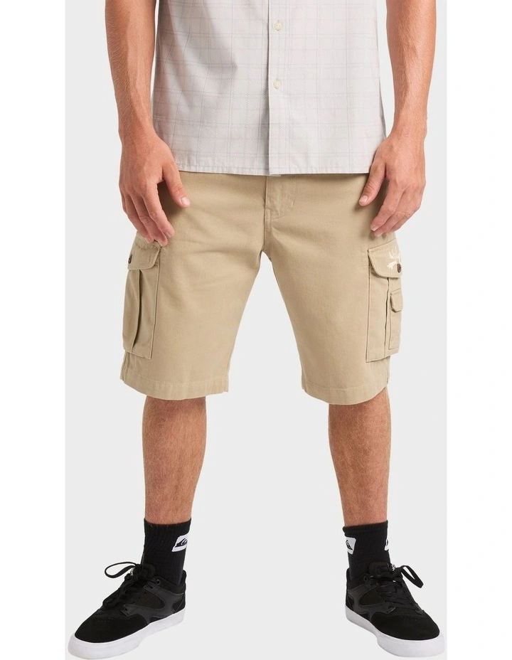 Critical Battle Cargo Shorts in Brown image 1