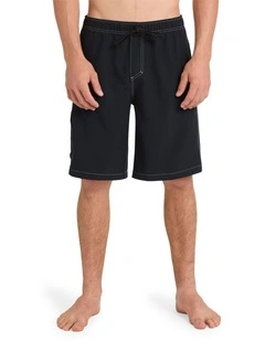 Exhibit Volley 21 Swim Shorts in Black