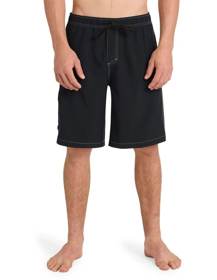Exhibit Volley 21 Swim Shorts in Black image 1