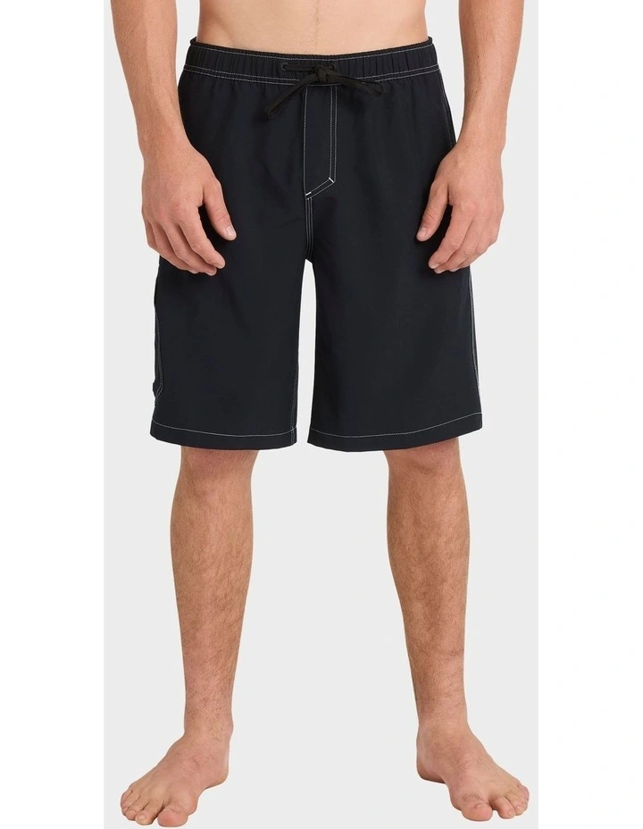 Exhibit Volley 21 Swim Shorts in Black image 1