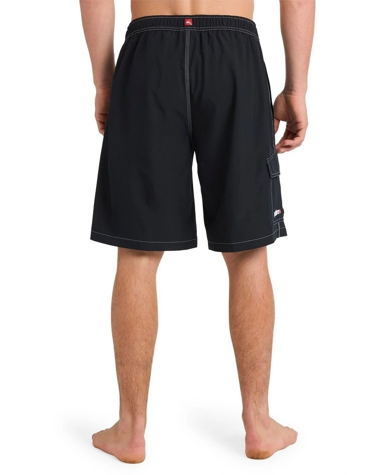 Exhibit Volley 21 Swim Shorts in Black image 2