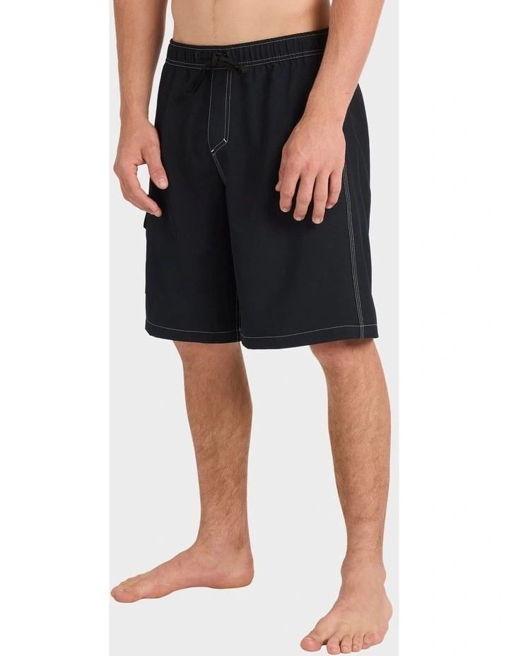 Exhibit Volley 21 Swim Shorts in Black image 3