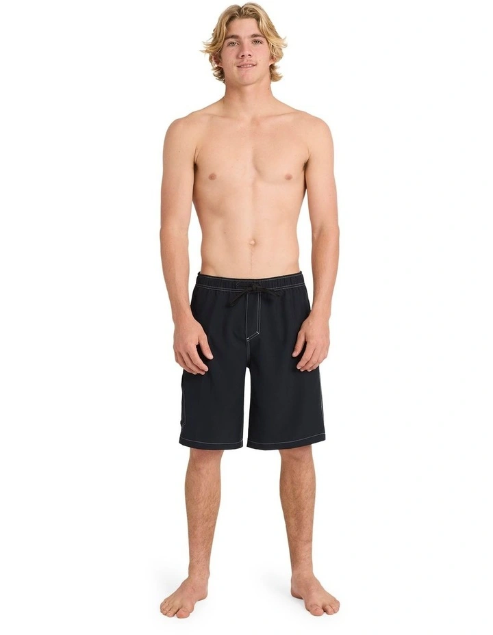 Exhibit Volley 21 Swim Shorts in Black image 5