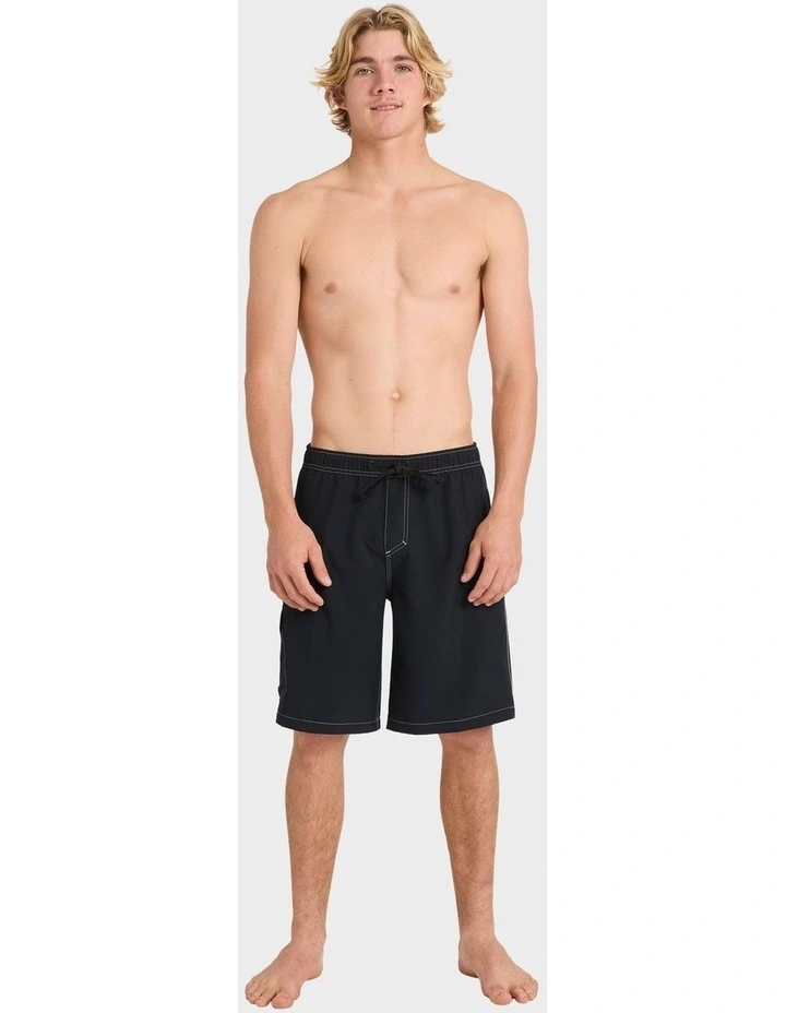 Exhibit Volley 21 Swim Shorts in Black image 5
